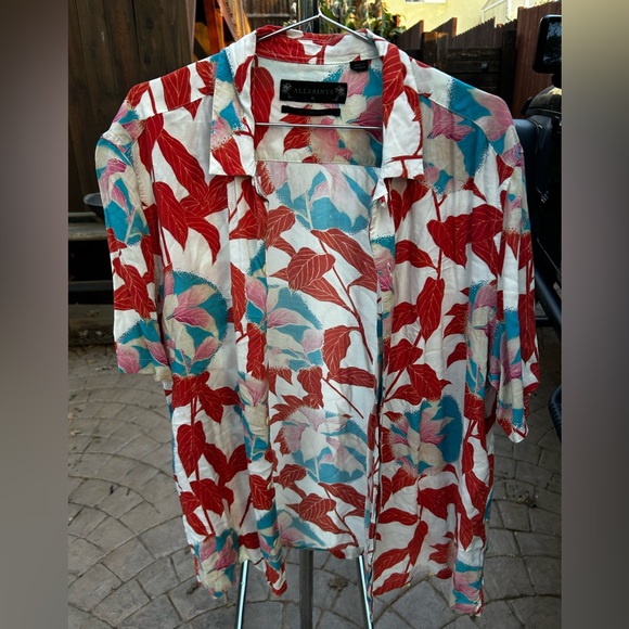 All Saints floral button up, size M - Picture 1 of 3